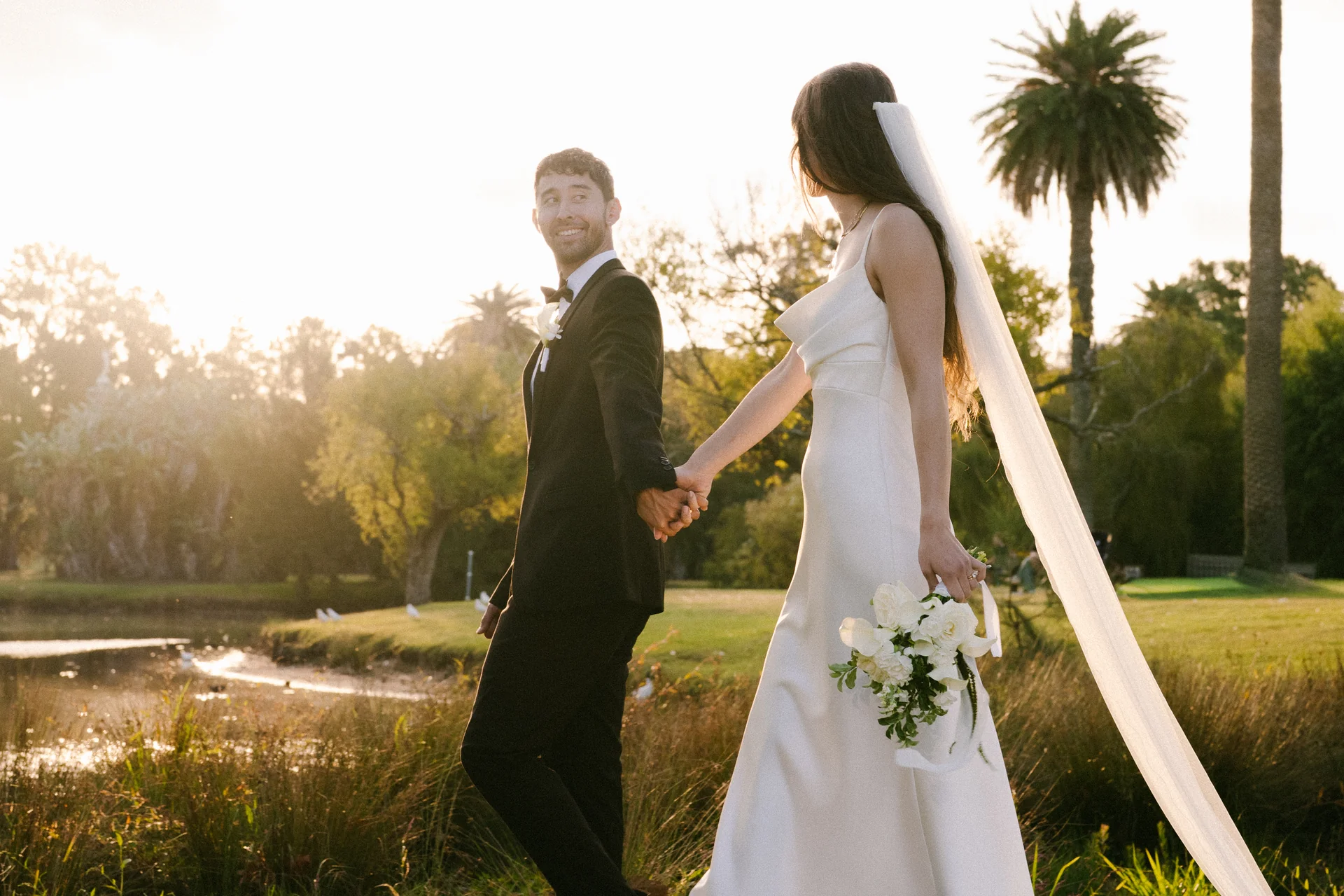 A cheeky look, Luci & Carl, golden hour